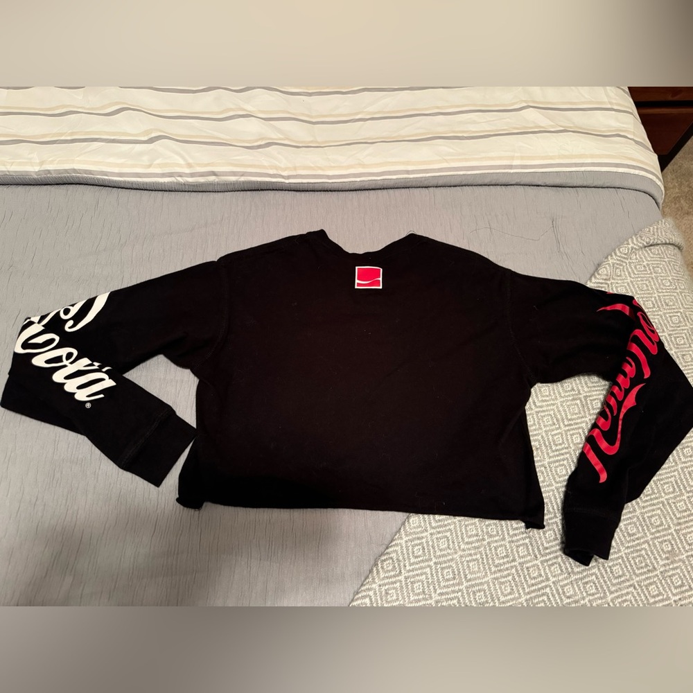 Coca-Cola Long Sleeve Crop Top